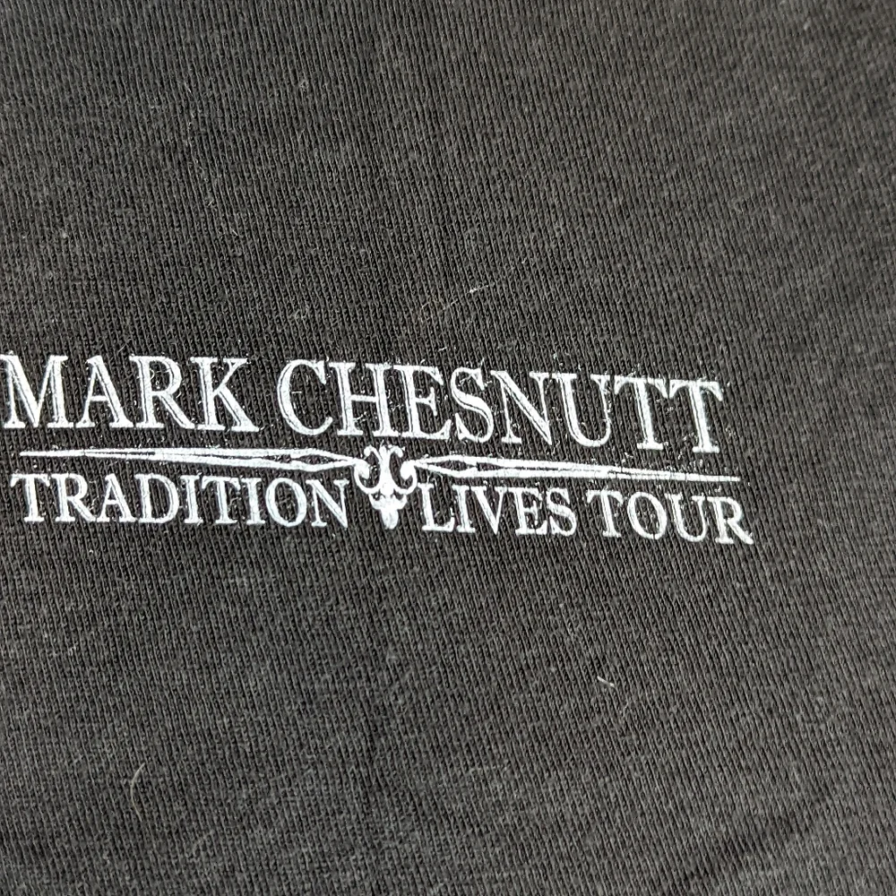 Mark Chesnut  Concert T-shirt 2016 I Shot The Jukebox Traditions Live Tour Small